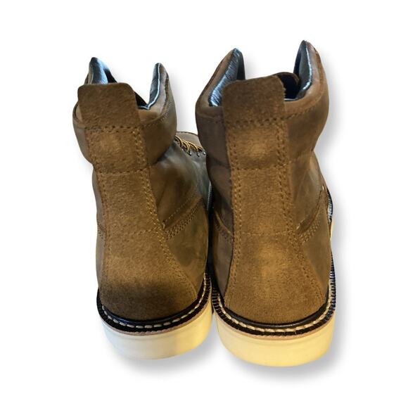 Brand New QLTY - Regular Toe Brown Leather Work Boot Men’s Size 14 main image 4